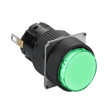 Schneider Electric Schneider XB6EAV3BP Harmony XB6 Ø16 komplett világító nyomógomb, zöld 24V IP65 villanyszerelés