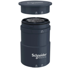 Schneider Electric Schneider XVUC21B Harmony XVU Ø60 fényoszlop alapegység, fekete, fedéllel, 24VAC/DC villanyszerelés