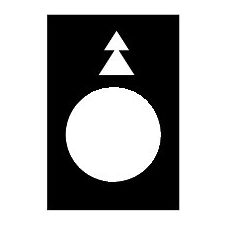 Schneider Electric Schneider ZB2BY2912 Felirati címke jelölés: balra villanyszerelés