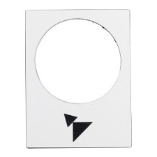 Schneider Electric Schneider ZB2BY4915 Felirati címke jelölés: előre villanyszerelés