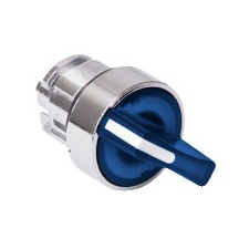 Schneider Electric Schneider ZB4BK1263 Harmony fém világító választókapcsoló fej, Ø22, 2 állású, kék villanyszerelés