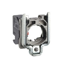 Schneider Electric Schneider ZB4BZ1024 Harmony fém rögzítőaljzat és érintkezőblokk, 1NC, dugaszolós csatlakozós villanyszerelés