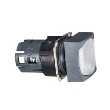 Schneider Electric Schneider ZB6CW1 Harmony XB6 Ø16 világító nyomógombfej négyzetes, fehér villanyszerelés