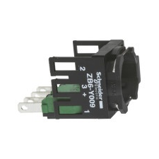 Schneider Electric Schneider ZB6Z2B Harmony XB6 Nyomógomb vil.választókapcsoló aljzat, 1NC villanyszerelés