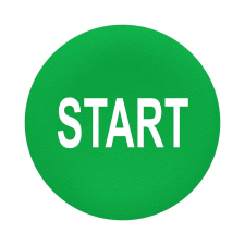 Schneider Electric Schneider ZBAF333 Harmony Ø30 panelbe süllyesztett nyomógomb tető, zöld, "START" villanyszerelés