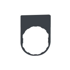 Schneider Electric Schneider ZBYP2101 Harmony felirati tábla, 30x40 mm, műanyag, Ø22 készülékekhez, gravírozható villanyszerelés