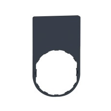 Schneider Electric Schneider ZBYP6101 Harmony felirati tábla, 30x50 mm, műanyag, Ø22 készülékekhez, gravírozható villanyszerelés