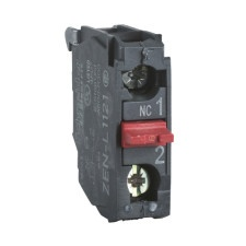 Schneider Electric Schneider ZENL1121TQ Harmony érintkezőblokk, Ø22 készülékekhez, 1NC, hátsó rögzítés, MOQ: 100db villanyszerelés