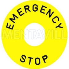 Schneider Electric Zrt. CÍMKE VÉSZLEÁLLÍTÓ GOMBOKHOZ villanyszerelés