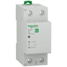 Schneider Electric Zrt. Schneider Easy9 Pro feszültségfigyelő relé, 1P+N, 63A (EZ9C1263) villanyszerelés