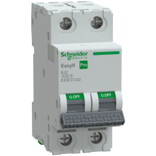 Schneider Electric Zrt. Schneider Easy9 Pro kismegszakító 2P B 32A (EZ9F27232) villanyszerelés