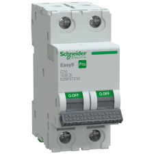 Schneider Electric Zrt. Schneider Easy9 Pro kismegszakító 2P C 10A (EZ9F57210) villanyszerelés