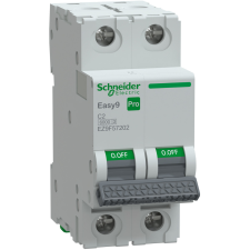 Schneider Electric Zrt. Schneider Easy9 Pro kismegszakító 2P C 2A (EZ9F57202) villanyszerelés