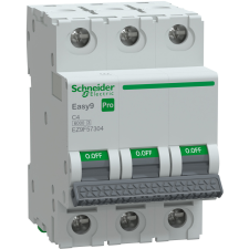 Schneider Electric Zrt. Schneider Easy9 Pro kismegszakító 3P C 4A (EZ9F57304) villanyszerelés