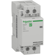 Schneider Electric Zrt. Schneider Easy9 Pro kontaktor, 2P, 2NO, 40A (EZ9C32240) villanyszerelés