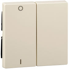 Schneider Electric Zrt. Schneider Merten dupla billentyű, I/O, System-M, krém MTN312744 villanyszerelés