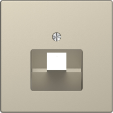 Schneider Electric Zrt. Schneider Merten fedlap, 1xRJ45 aljzathoz, szahara (System Design) villanyszerelés