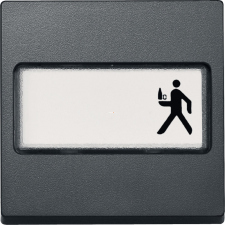 Schneider Electric Zrt. Schneider Merten feliratozható billentyű, antracit (System-M) villanyszerelés