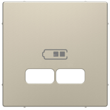 Schneider Electric Zrt. Schneider Merten USB töltő burkolat, szahara (System Design) villanyszerelés