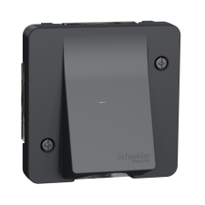 Schneider Electric Zrt. Schneider Mureva kábelkivezető, antracitszürke (Styl) villanyszerelés