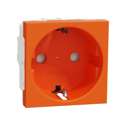 Schneider Electric Zrt. Schneider Nu 2P+F aljzat BZS,csavaros,16A,narancs villanyszerelés