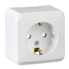 Schneider Electric Zrt. Schneider Prima 2P+F csatlakozóaljzat, 16A, fehér villanyszerelés