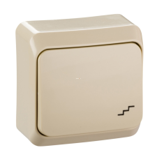 Schneider Electric Zrt. Schneider Prima váltókapcsoló, lépcsőjellel 10AX, krém -106 villanyszerelés