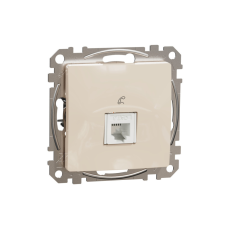 Schneider Electric Zrt. Schneider Sedna 1xRJ11 aljzat, bézs villanyszerelés