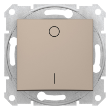Schneider Electric Zrt. Schneider Sedna kétpólusú kapcsoló titánium (102) SDN0200168 villanyszerelés