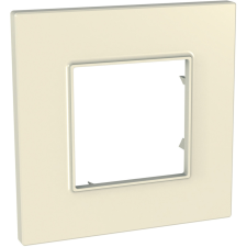 Schneider Electric Zrt. Schneider Unica egyes keret, gipszfehér (Quadro) villanyszerelés