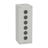 Schneider Electric Zrt. XAPD4506 Harmony XAP, üres tokozat, szürke, 6 lyuk, M25 Schneider