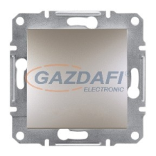 SCHNEIDER EPH0100369 ASFORA Egypólusú kapcsoló, csavaros bekötés, bronz (101) villanyszerelés