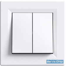 SCHNEIDER EPH0600121 ASFORA Fehér kettős váltókapcsoló villanyszerelés