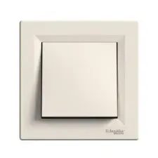 SCHNEIDER EPH0800323 ASFORA Egypólusú nyomókapcsoló, csavaros bekötés, bézs (101N) villanyszerelés
