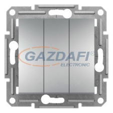 SCHNEIDER EPH2100161 ASFORA Hármas kapcsoló, alumínium villanyszerelés