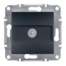 SCHNEIDER EPH3200171 ASFORA végzáró/1 dB TV aljzat antracit (EPH3200171) villanyszerelés