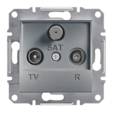 SCHNEIDER EPH3500162 ASFORA TV/R/SAT aljzat, végzáró, 1 dB, acél villanyszerelés