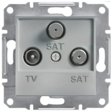 SCHNEIDER EPH3600161 ASFORA TV/SAT/SAT aljzat, végzáró, 1 dB, alumínium villanyszerelés