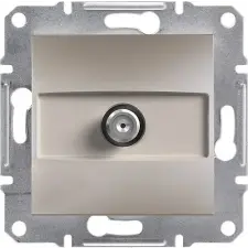 SCHNEIDER EPH3700169 ASFORA SAT aljzat, végzáró, 1 dB, bronz villanyszerelés