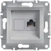 SCHNEIDER EPH4700161 ASFORA 1xRJ45 Cat6 UTP aljzat, alumínium
