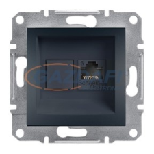 SCHNEIDER EPH4700171 ASFORA 1xRJ45 Cat6 UTP aljzat, antracit villanyszerelés