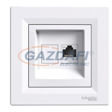 SCHNEIDER EPH5000121 ASFORA 1xRJ45 Cat5e STP aljzat, fehér villanyszerelés