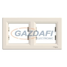 SCHNEIDER EPH5800223 ASFORA Kettes keret, vízszintes, bézs villanyszerelés
