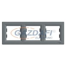 SCHNEIDER EPH5800362 ASFORA Hármas keret, vízszintes, acél villanyszerelés