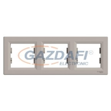 SCHNEIDER EPH5800369 ASFORA Hármas keret, vízszintes, bronz villanyszerelés