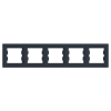 SCHNEIDER EPH5800571 ASFORA vízszintes antracit ötös keret