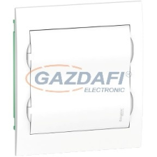 SCHNEIDER EZ9E212P2F EASY9 Kiselosztó, 24 modul, PE+N sínnel, teli ajtóval, süllyesztett villanyszerelés