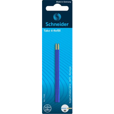 SCHNEIDER Golyóstollbetét, 0,5 mm, SCHNEIDER "Take 4", kék tollbetét