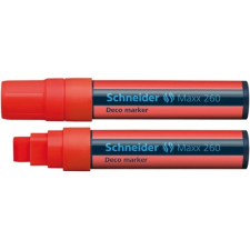 SCHNEIDER Krétamarker, 5-15 mm, SCHNEIDER &quot;Maxx 260&quot;, piros filctoll, marker