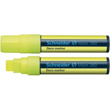 SCHNEIDER Krétamarker, 5-15 mm, SCHNEIDER &quot;Maxx 260&quot;, sárga filctoll, marker
